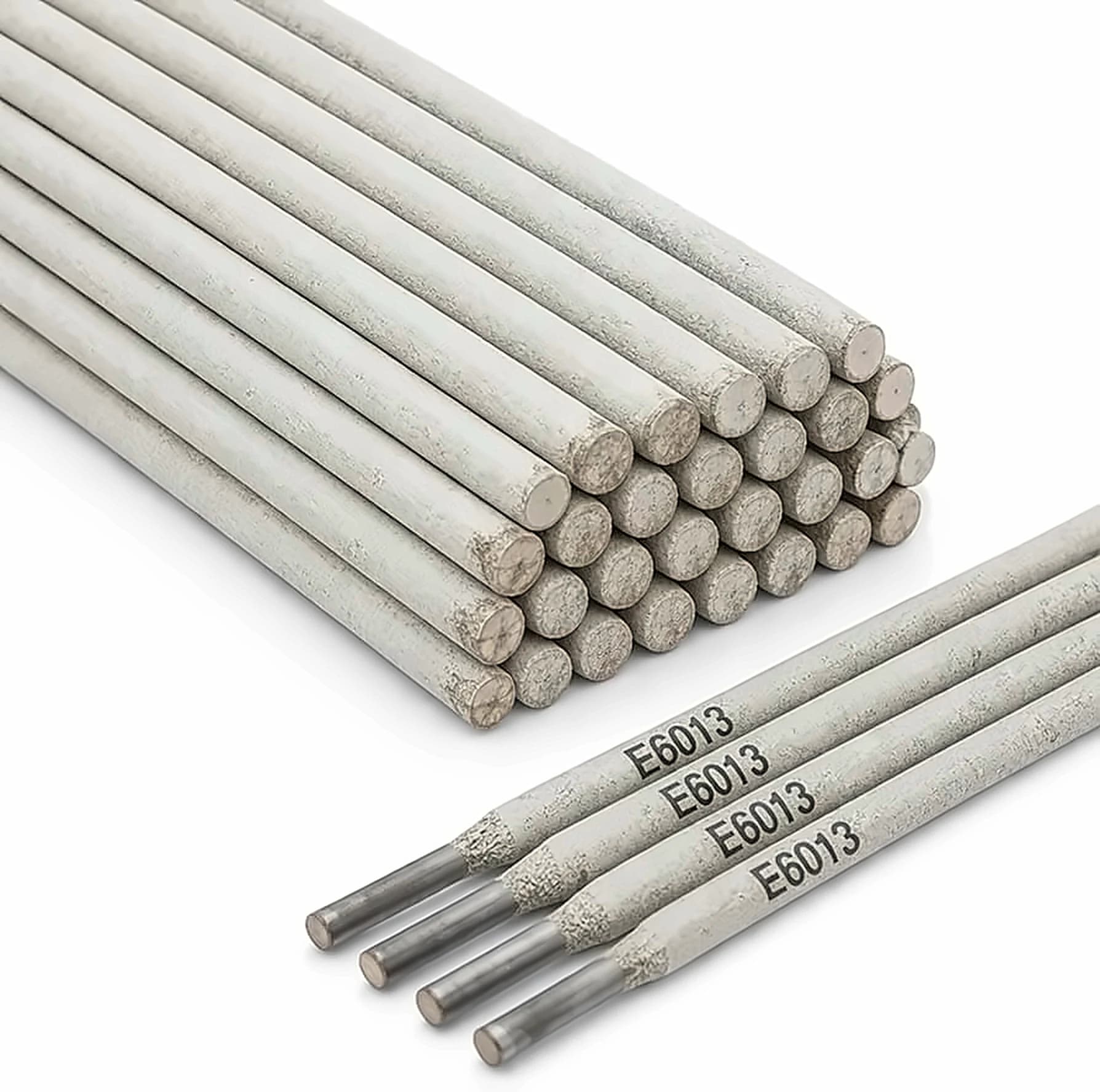 E6013 welding electrodes, showing the classification printed on the coating
